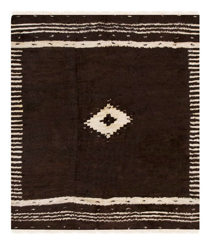 4x6, 4'4 x 5'9 ft, Siirt Blanket Kilim Rug, Siirt Blanket