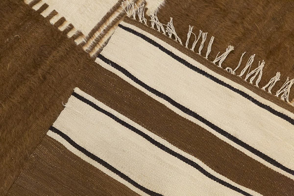 4x6, 4'5 x 5'11 ft, Siirt Blanket Kilim Rug, Siirt Blanket