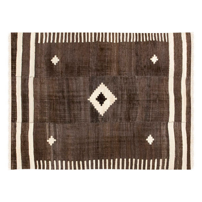 4x6, 4'5 x 6' ft, Siirt Blanket Kilim Rug, Siirt Blanket