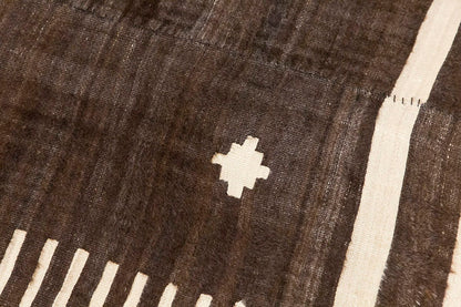 4x6, 4'5 x 6' ft, Siirt Blanket Kilim Rug, Siirt Blanket