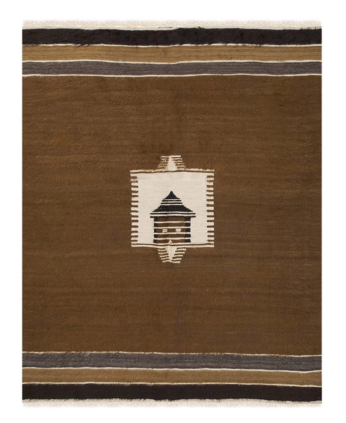 4x6, 4'6 x 6 ft, Siirt Blanket Kilim Rug, Siirt Blanket