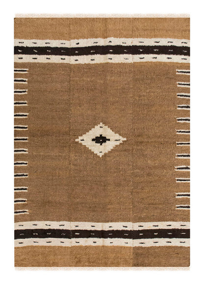 4x7, 4'2 x 6'6 ft, Siirt Blanket Kilim Rug, Siirt Blanket