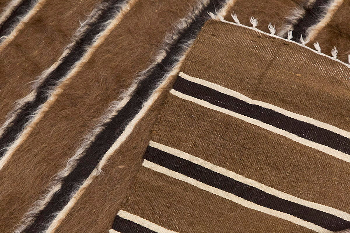4x7, 4'3 x 6'7 ft, Siirt Blanket Kilim Rug, Siirt Blanket