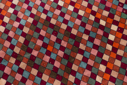 5'0" x 8'10" | 153 x 270 cm, Handwoven Boho Nomadic Rug, 1960s Wool on Wool