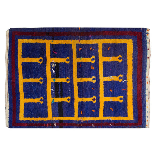 5'1"x6'10" ft Turkish Tulu,Tulu Rug, Karapınar Tulu Rug, Vintage Tulu 156 x 208 cm