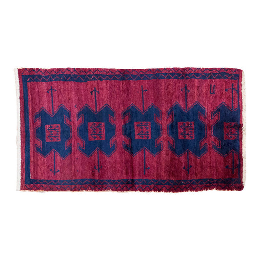 5'1 x 10'8 ft Turkish Tulu,Tulu Rug, Karapınar Tulu Rug, Vintage Tulu 155 x 325 cm