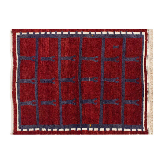 5'5"x6'9" ft Turkish Tulu,Tulu Rug, Karapınar Tulu Rug, Vintage Tulu 165 x 207 cm
