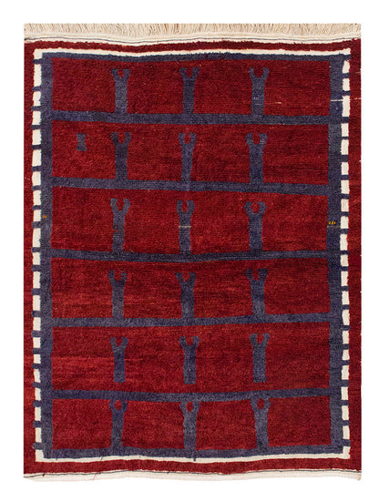 5'5"x6'9" ft Turkish Tulu,Tulu Rug, Karapınar Tulu Rug, Vintage Tulu 165 x 207 cm