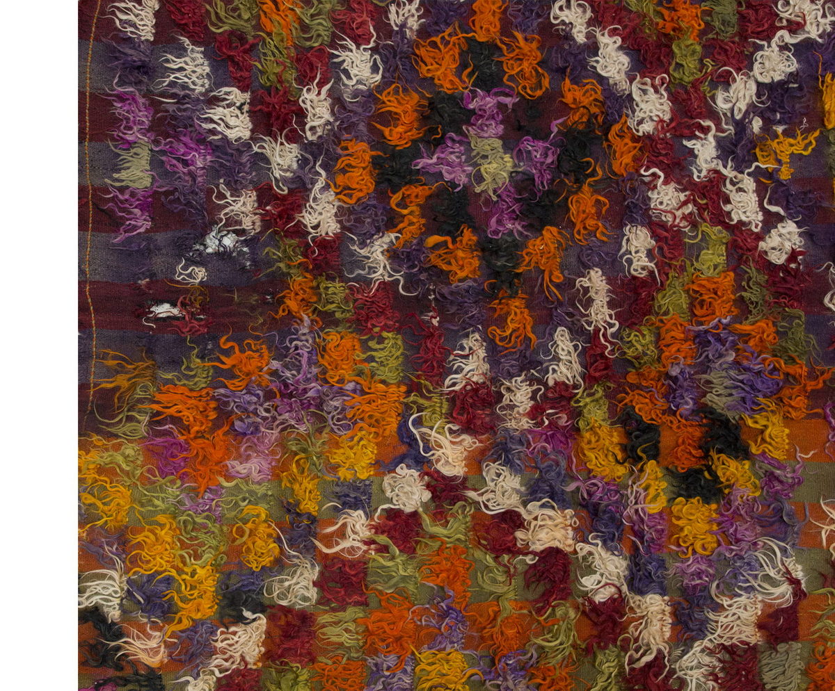 5'9"x5'9" ft Turkish Tulu,Tulu Rug, Karapınar Tulu Rug, Vintage Tulu 176 x 176 cm
