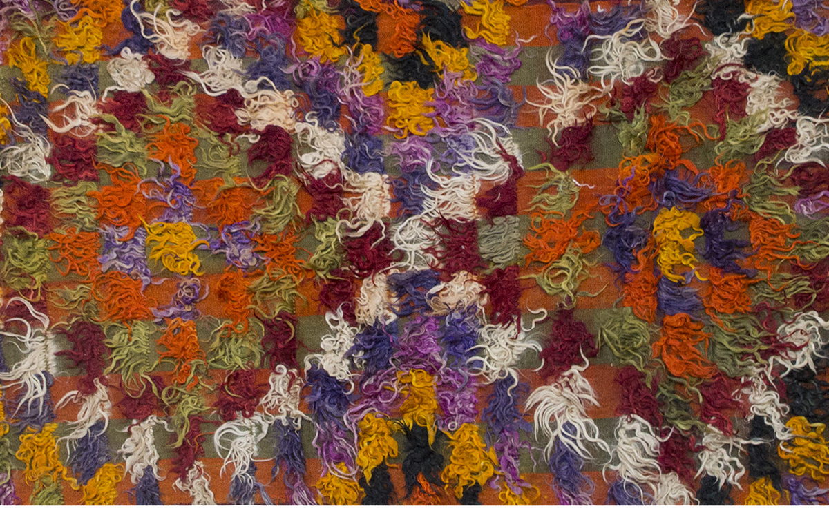 5'9"x5'9" ft Turkish Tulu,Tulu Rug, Karapınar Tulu Rug, Vintage Tulu 176 x 176 cm