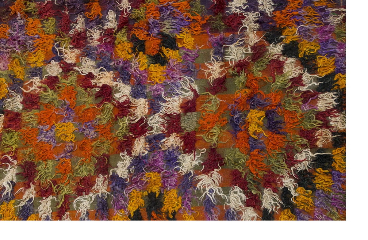 5'9"x5'9" ft Turkish Tulu,Tulu Rug, Karapınar Tulu Rug, Vintage Tulu 176 x 176 cm