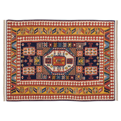 5.3x7.1 feet Kilim,5x7 Kilim Rug,Turkish Kilim Rug,Oushak Kilim,Handwoven Kilim, Handspun Wool Kilim Rug,New Kilim Rug,Natural Color Kilim