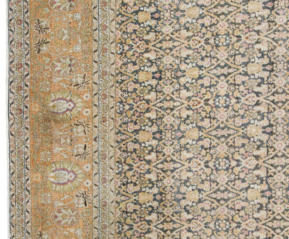 Vintage Turkish Area Rug, 9x14.3 ft, 275x435 cm