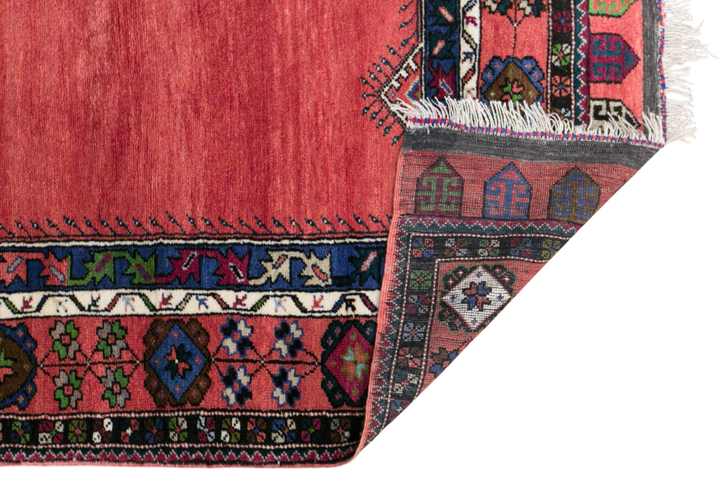 Vintage Konya Prayer Rug, 112 × 195 cm / 3.7 x 6.4 ft Handmade Wool Rug