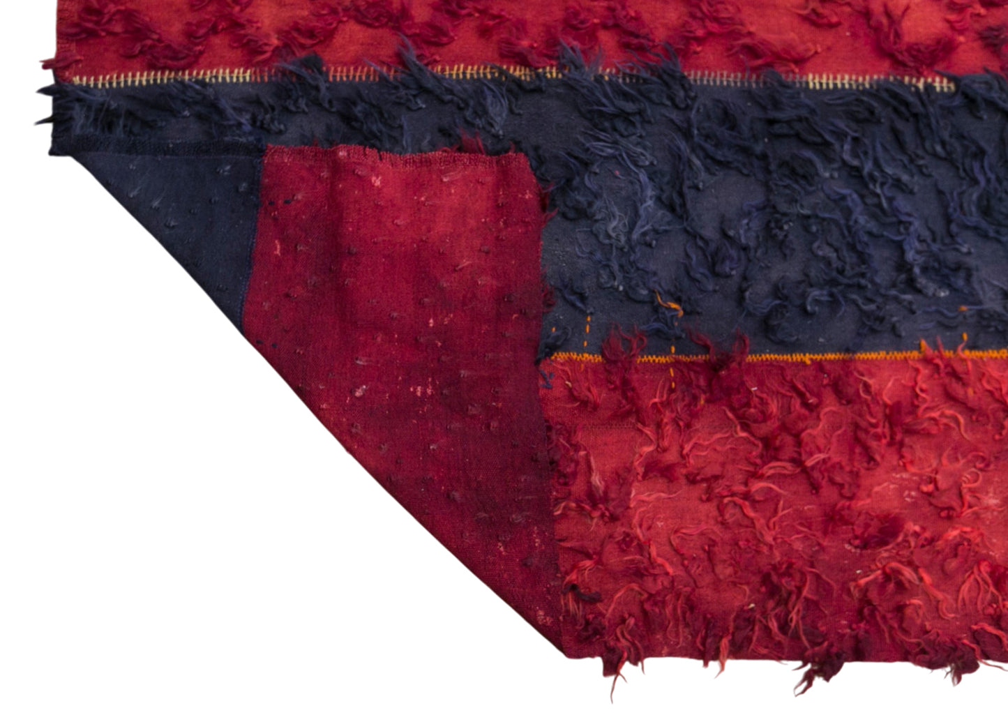 Vintage Turkish Curtain Kilim Rug, 8.4 x 15 ft, 255 x 465 cm, Handwoven Turkish Wool Kilim
