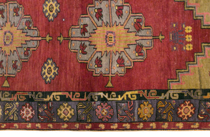 Vintage Konya Sille Rug, 115 × 180 cm / 3.8 x 5.9 ft Handmade Wool Rug