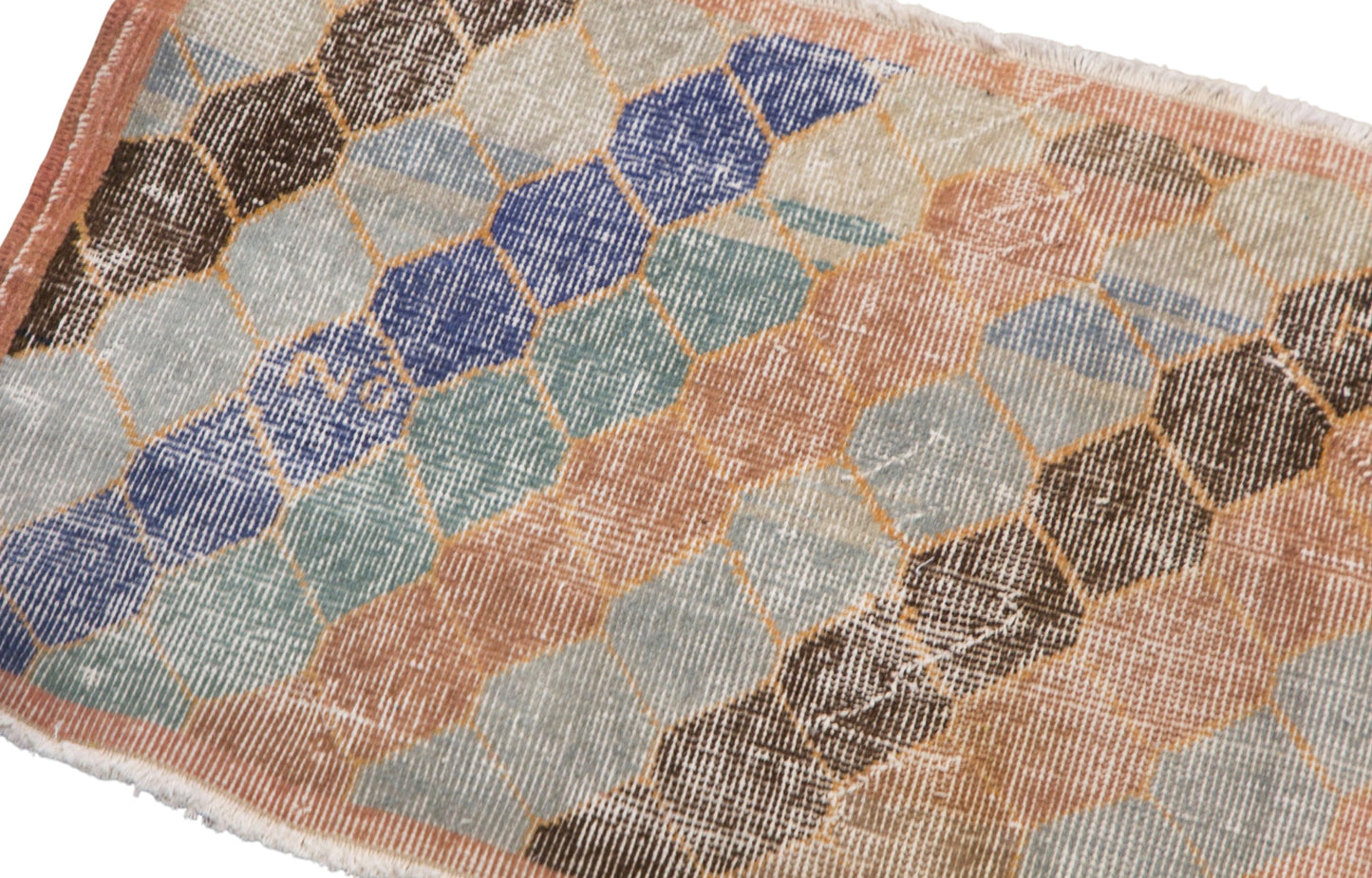 Turkish Runner Rug, 2x5.4 ft, 61x165 cm