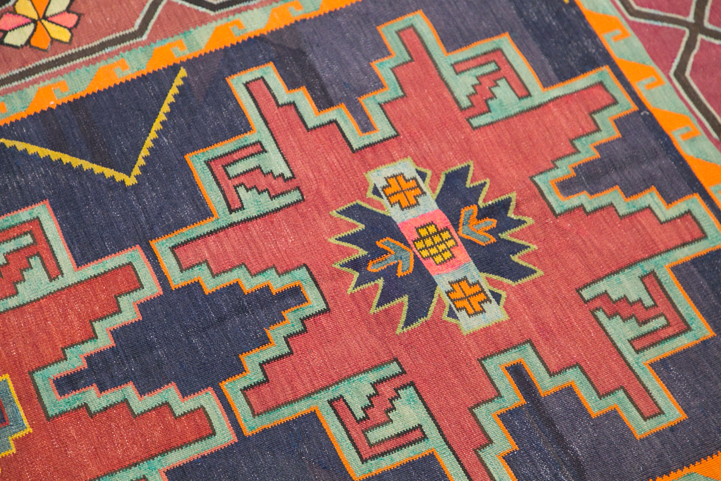 Antique Kilim 5.1 x 8.9 feet 155 x 270 cm