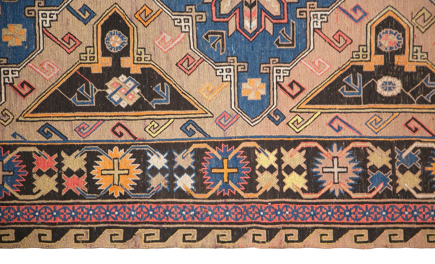 Vintage Turkish Area Rug, 3.8x6.4 ft, 115x195 cm