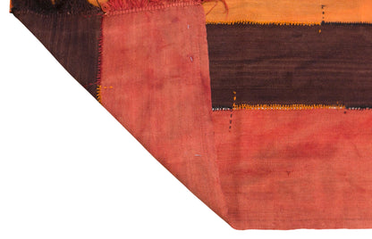 Vintage Konya Cihanbeyli Curtain Kilim Rug, 4.9 x 15 ft, 150 x 445 cm, Handwoven Turkish Wool Kilim