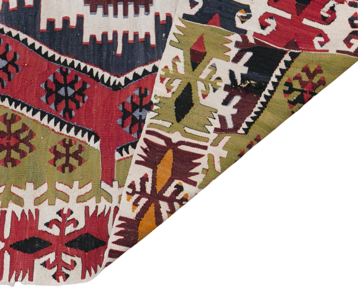 Vintage Konya Kilim, 155 x 350 cm / 5.1 x 11 feet