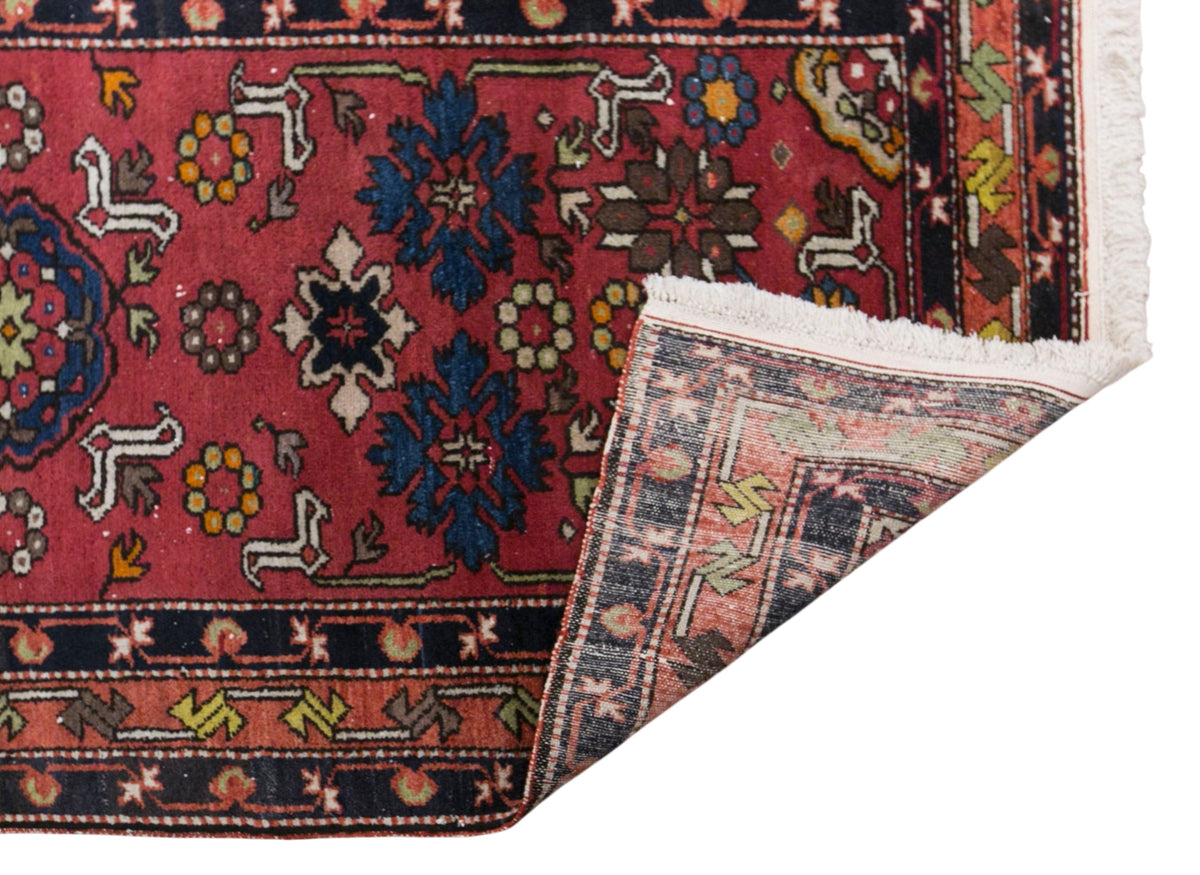 Vintage Caucasian Derbent Rug, 97 × 180 cm / 3.2 x 5.9 ft Handmade Wool Rug
