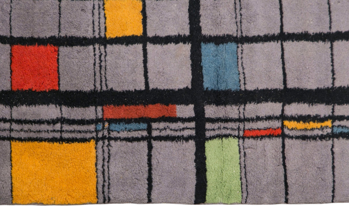 Modern Turkish Area Rug, 3.4x6.2 ft, 105x190 cm