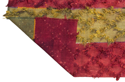 Vintage Turkish Curtain Kilim Rug, 8.4 x 12 ft, 256 x 365 cm, Handwoven Turkish Wool Kilim