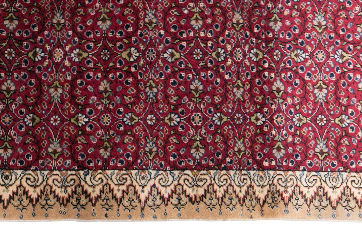 Vintage Kayseri Rug, 102 × 200 cm / 3.3 x 6.6 ft Handmade Wool Cotton Rug
