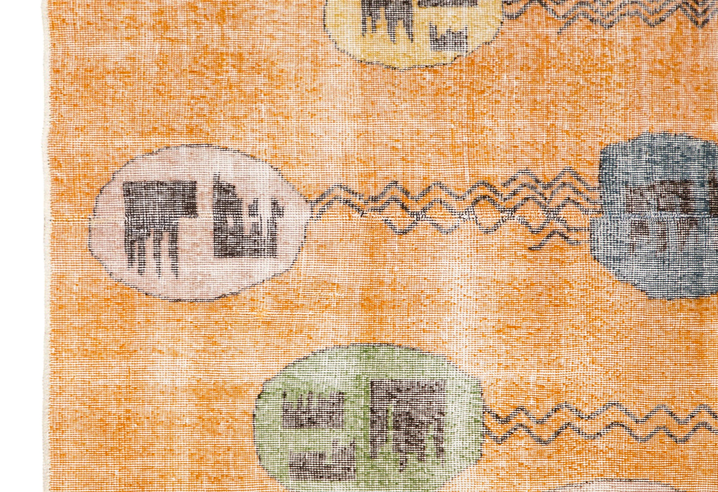 Modern Turkish Area Rug, 6.9x9.8 ft, 210x300 cm