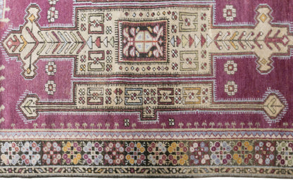 Vintage Kırşehir Rug, 106 × 221 cm / 3.5 x 7.3 ft Handmade Wool Rug