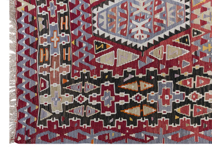 Vintage Oushak Rug, 187 x 330 cm / 6.1 x 11 feet