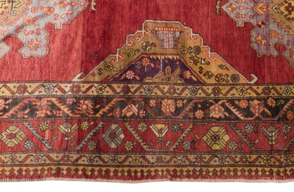 Vintage Konya Rug, 150 × 300 cm / 4.9 x 9.8 ft Rug, Handmade Wool Turkish Rug