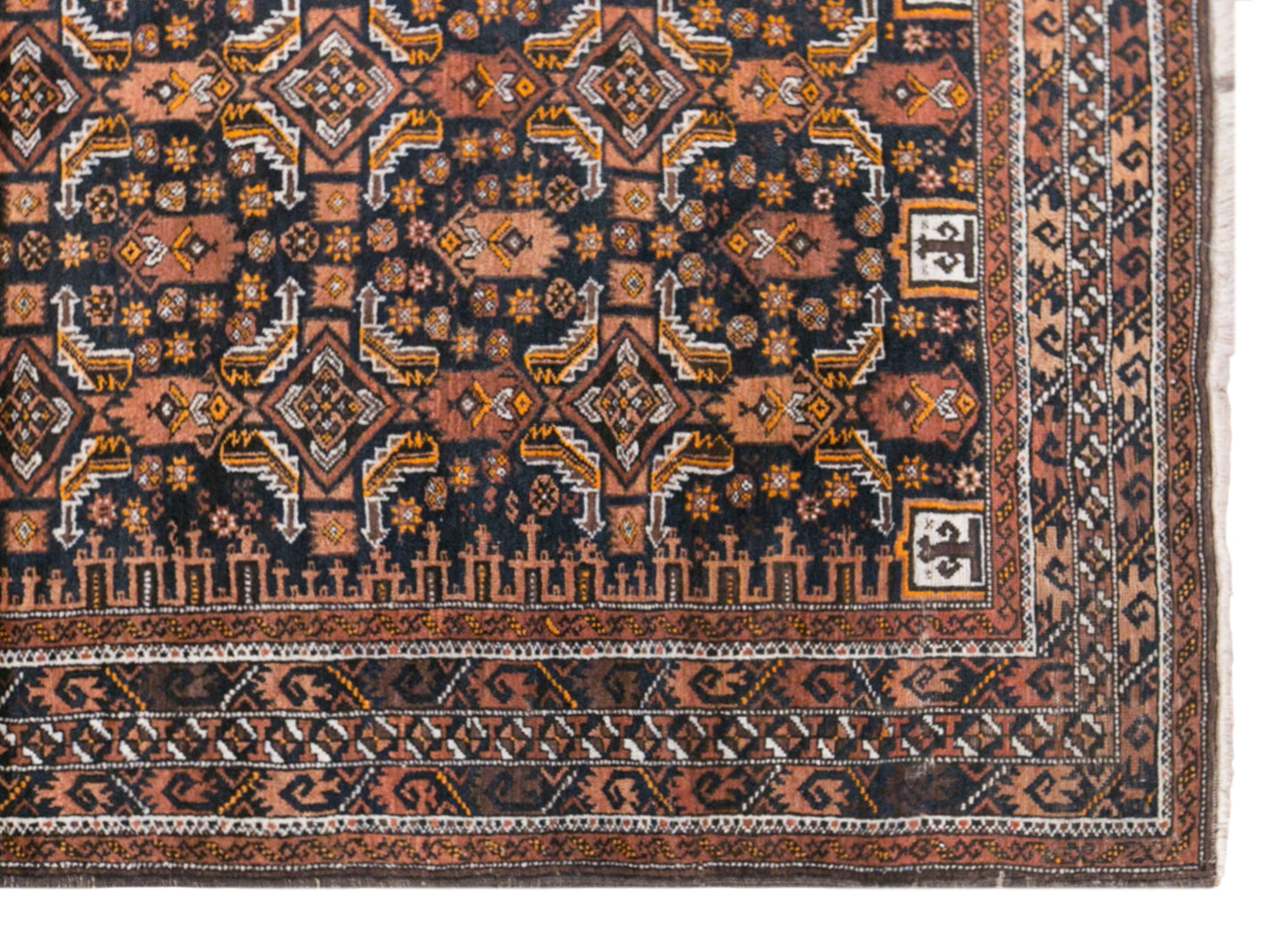 Vintage Konya Rug, 112 × 190 cm / 3.7 x 6.2 ft Handmade Wool Rug