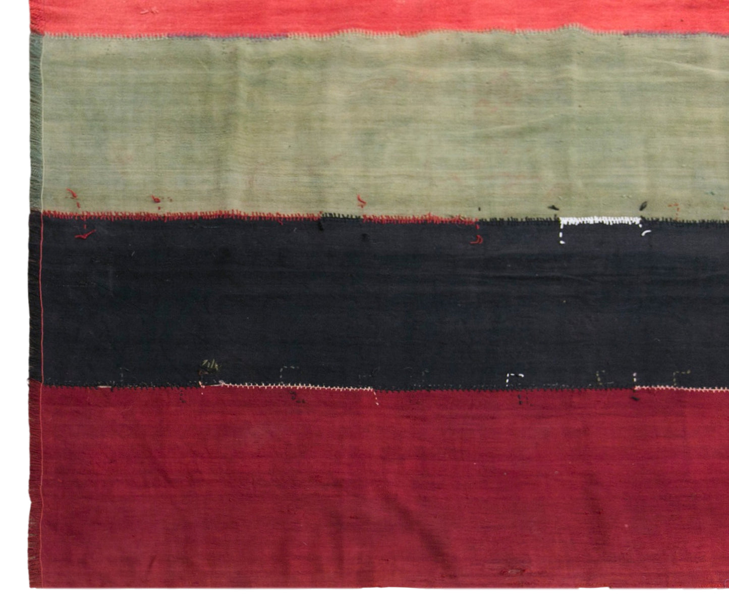 Vintage Turkish Curtain Kilim Rug, 9.7 x 13 ft, 296 x 400 cm, Handwoven Turkish Wool Kilim