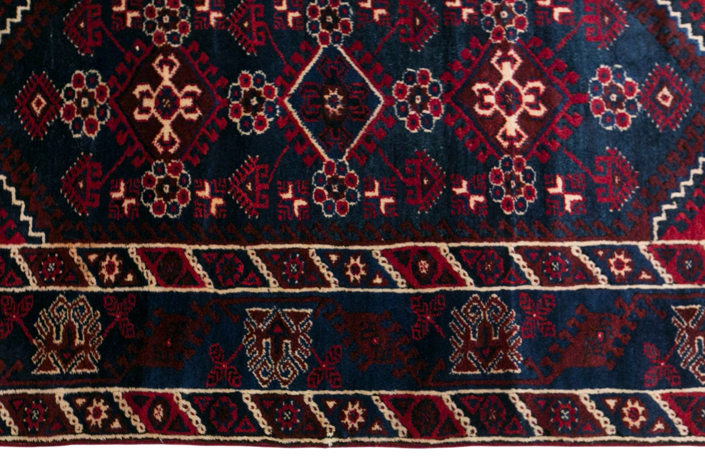 Vintage Dosemealti Rug, 121 × 193 cm / 4 x 6.3 ft Handmade Wool Rug