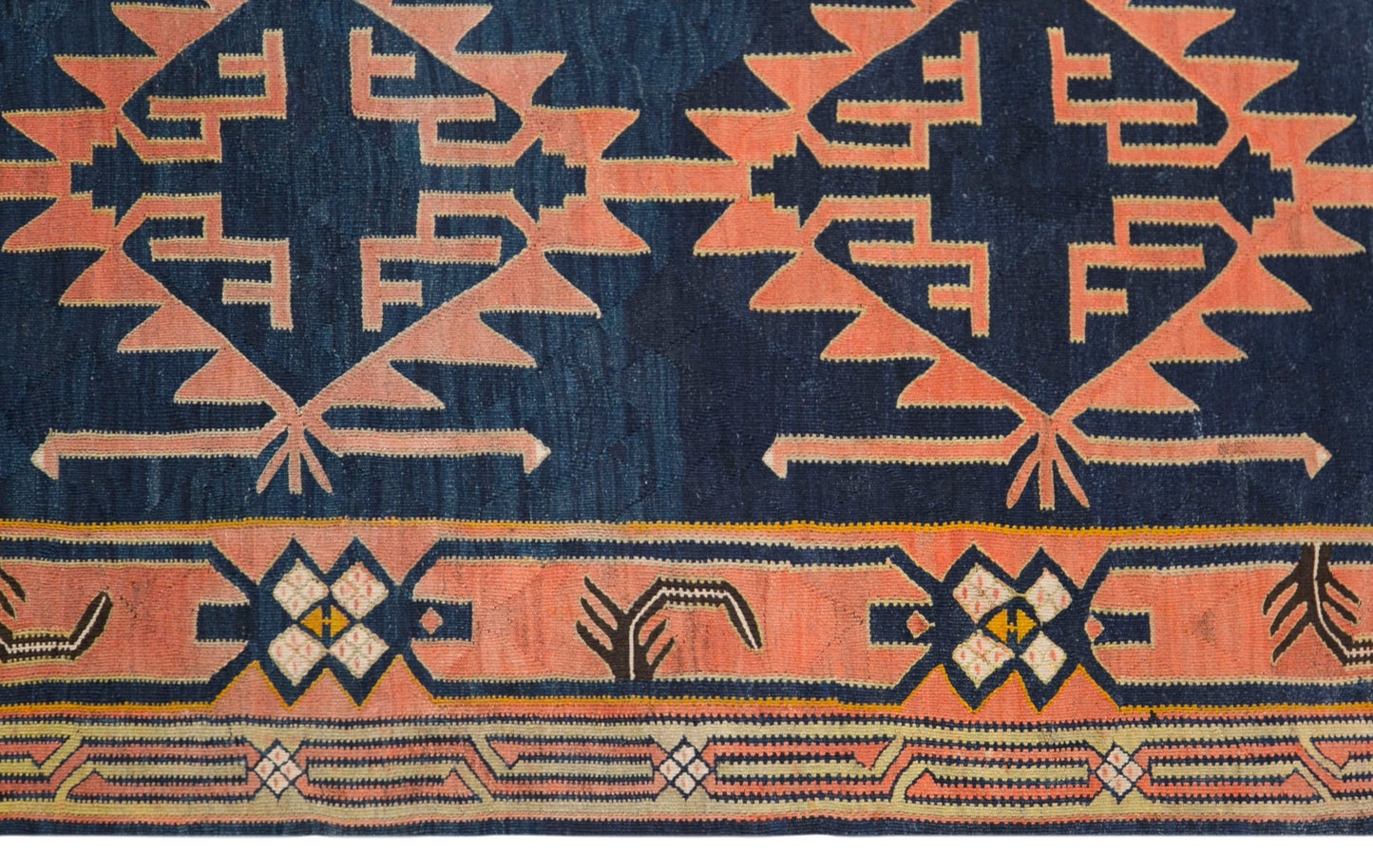 Antique Caucasian Avar Kilim 4.2 x 10.7 feet 128 x 325 cm