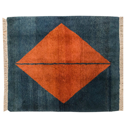 5x5 Konya Carpet, Turkish Rug, Pure Sheep Wool Rug, New Production Handmade Rug, 4'9 x 4'11