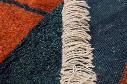 5x5 Konya Carpet, Turkish Rug, Pure Sheep Wool Rug, New Production Handmade Rug, 4'9 x 4'11