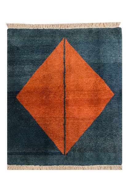 5x5 Konya Carpet, Turkish Rug, Pure Sheep Wool Rug, New Production Handmade Rug, 4'9 x 4'11