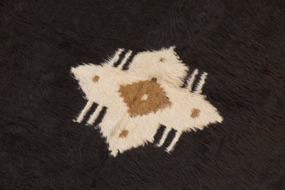 5x6, 4'10 x 6'3 ft, Siirt Blanket Kilim Rug, Siirt Blanket