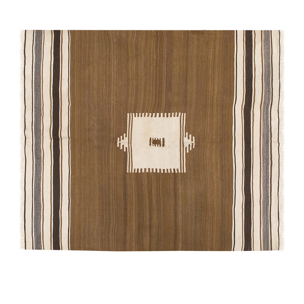 5x6, 4'6 x 5'10 ft, Siirt Blanket Kilim Rug, Siirt Blanket