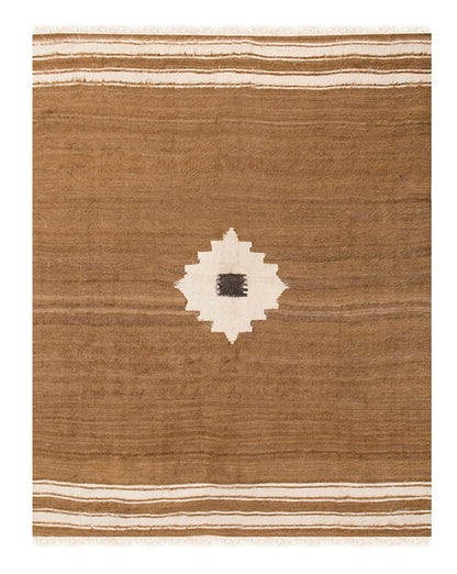 5x6, 4'6 x 5'6 ft, Siirt Blanket Kilim Rug, Siirt Blanket