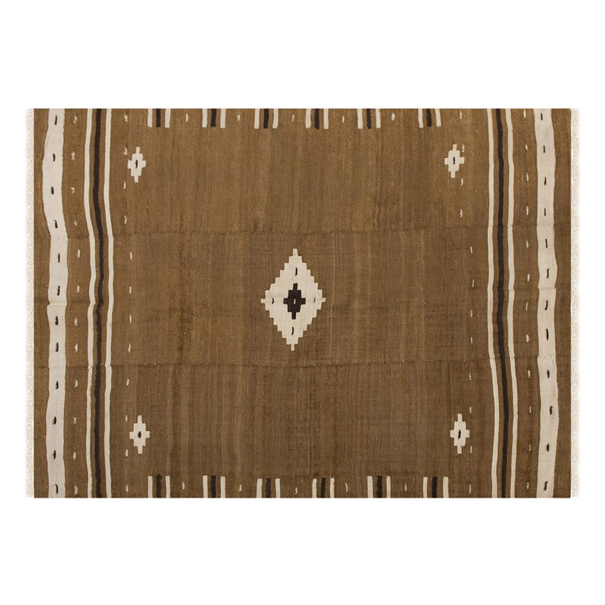 5x6, 4'7 x 5'10 ft, Siirt Blanket Kilim Rug, Siirt Blanket