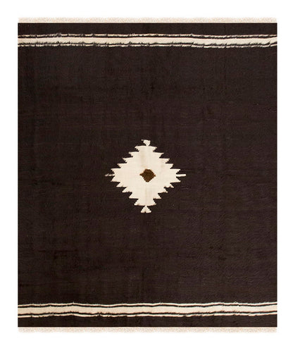 5x6, 4'7 x 5'11 ft, Siirt Blanket Kilim Rug, Siirt Blanket