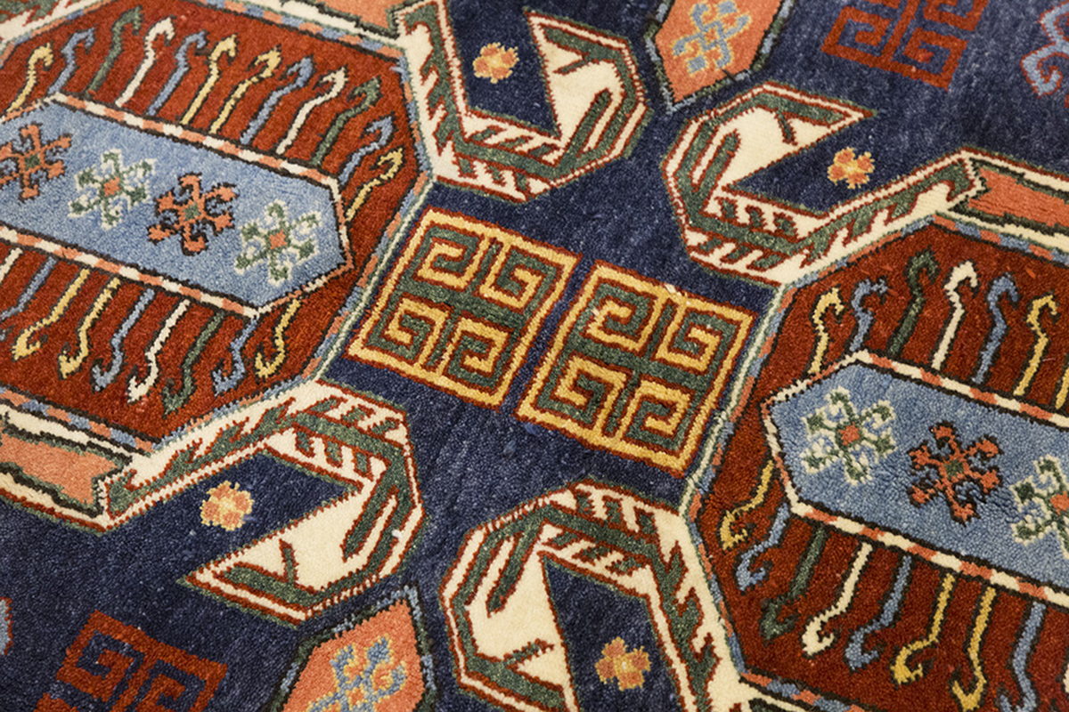 5x6 Caucasian Design Rug, Turkish Carpet, New Production Handmade Rug, 4'9 x 6 ft, 146x182 cm