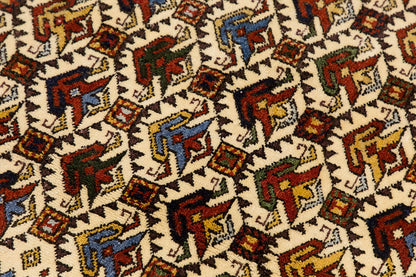5x6 Caucasian Design Rug, Turkish Carpet, New Production Handmade Rug, 4'10 x 6'4 ft, 147x193 cm