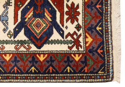 5x6 Caucasian Design Rug, Turkish Carpet, New Production Handmade Rug, 4'6 x 6'2 ft, 136x187 cm