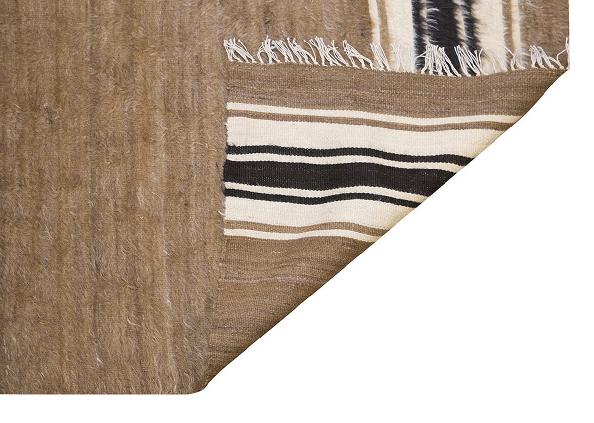 5x7, 4'11 x 6'7 ft, Siirt Blanket Kilim Rug, Siirt Blanket