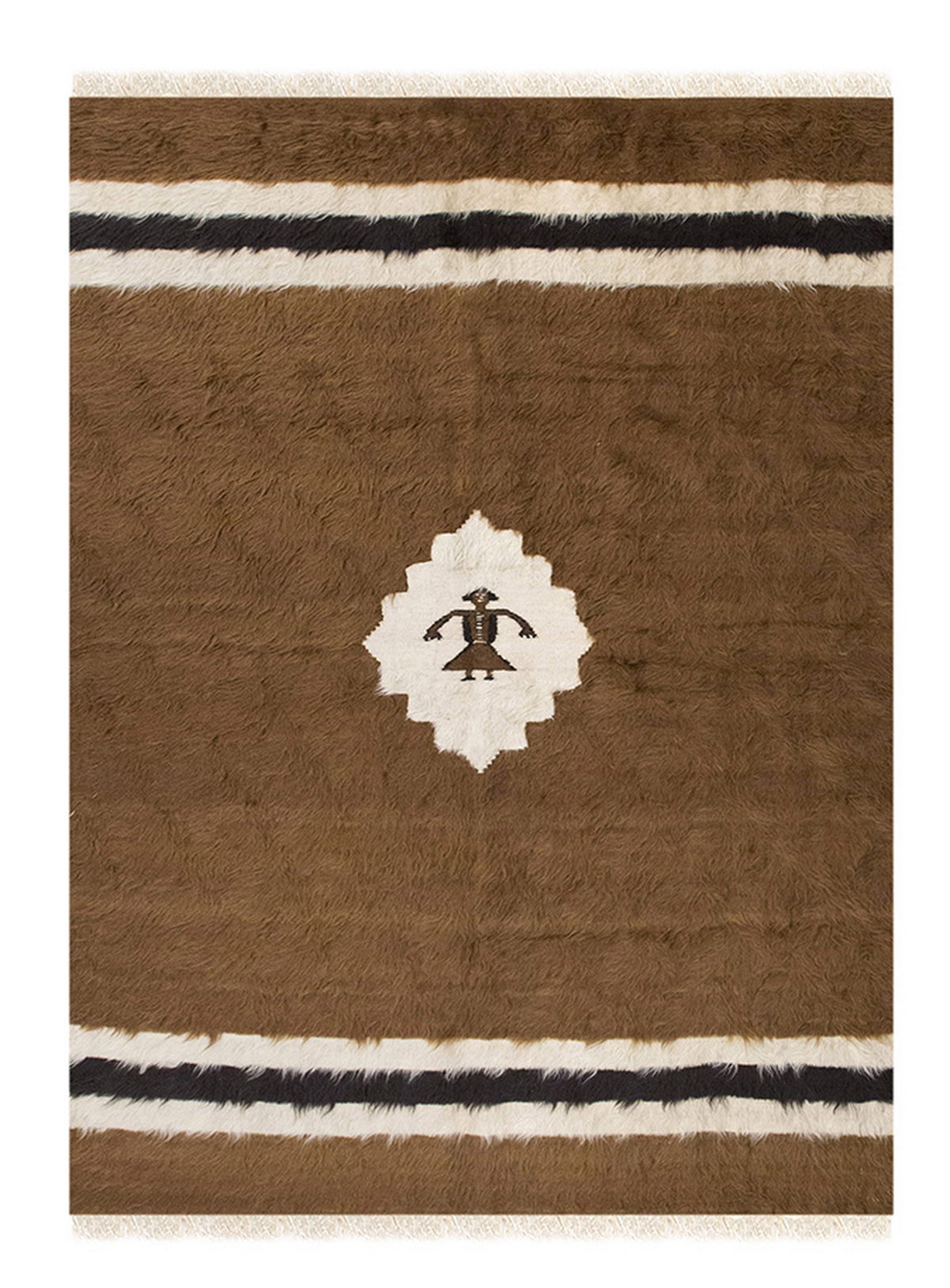5x7, 4'7 x 6'10 ft, Siirt Blanket Kilim Rug, Siirt Blanket